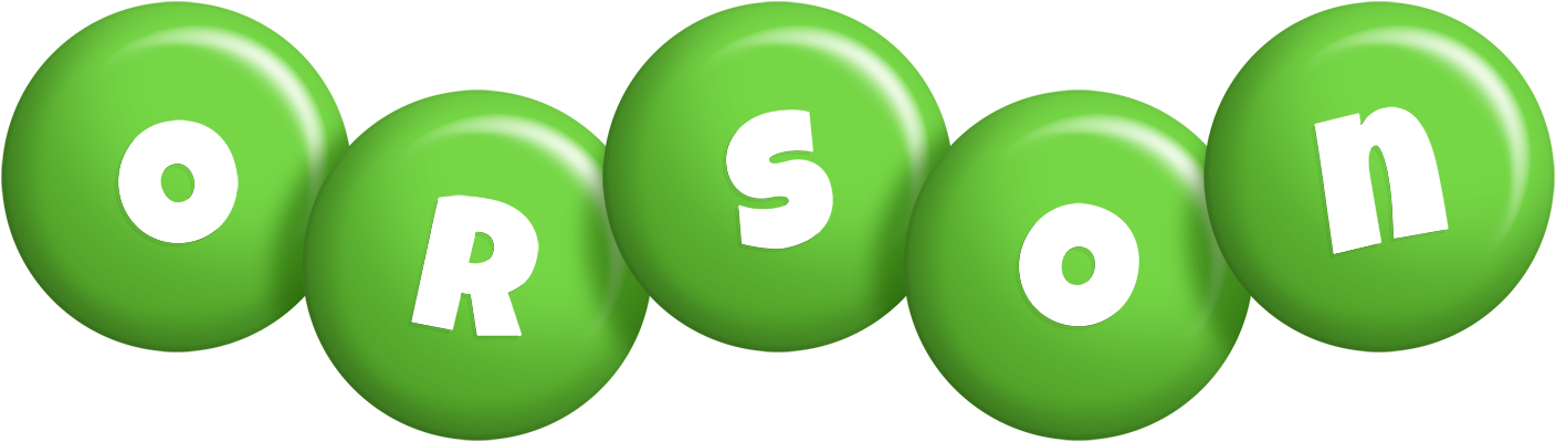 Orson candy-green logo