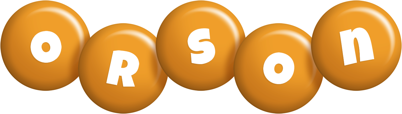 Orson candy-orange logo