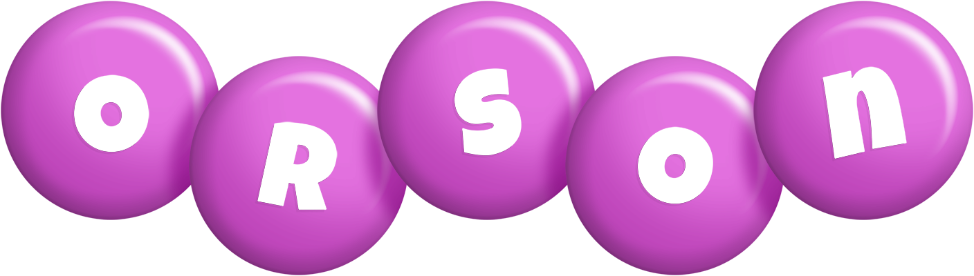 Orson candy-purple logo