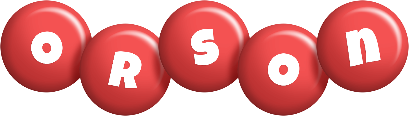 Orson candy-red logo