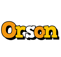 Orson cartoon logo