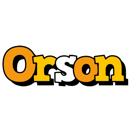 Orson cartoon logo