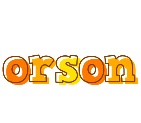 Orson desert logo