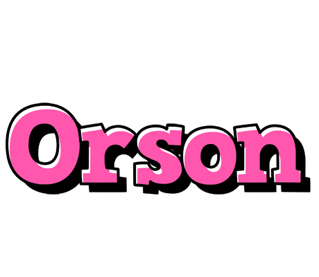 Orson girlish logo