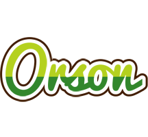 Orson golfing logo