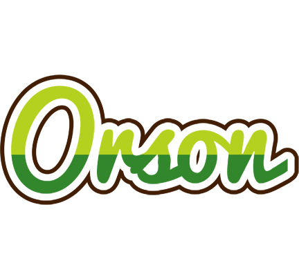 Orson golfing logo