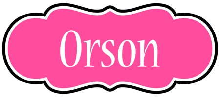 Orson invitation logo