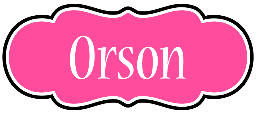 Orson invitation logo