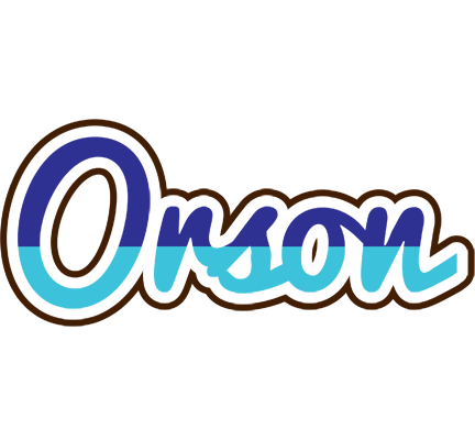 Orson raining logo