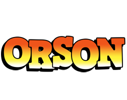 Orson sunset logo