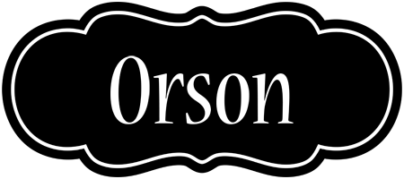 Orson welcome logo