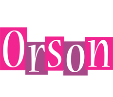 Orson whine logo