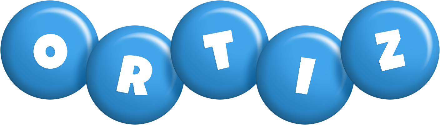 Ortiz candy-blue logo