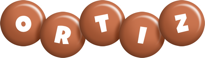 Ortiz candy-brown logo