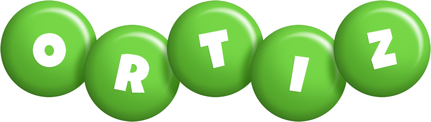 Ortiz candy-green logo
