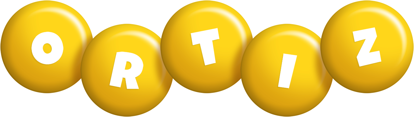 Ortiz candy-yellow logo