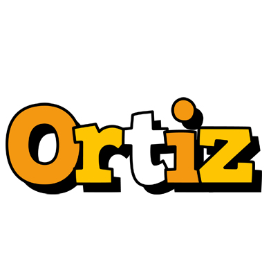 Ortiz cartoon logo