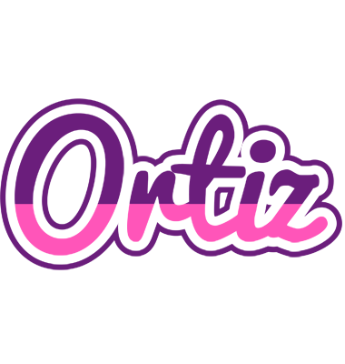 Ortiz cheerful logo