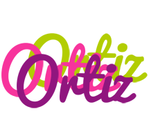 Ortiz flowers logo