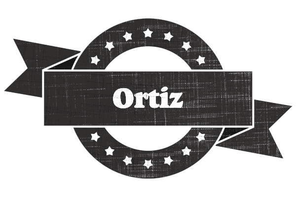 Ortiz grunge logo