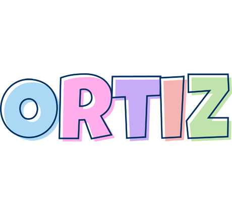 Ortiz pastel logo