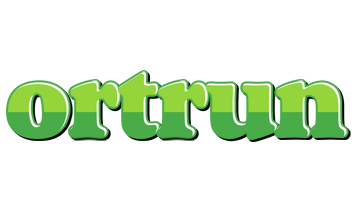Ortrun apple logo