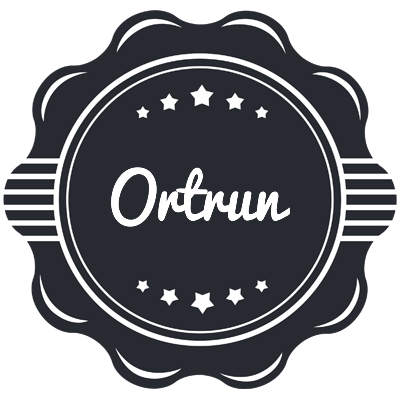 Ortrun badge logo
