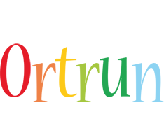 Ortrun birthday logo
