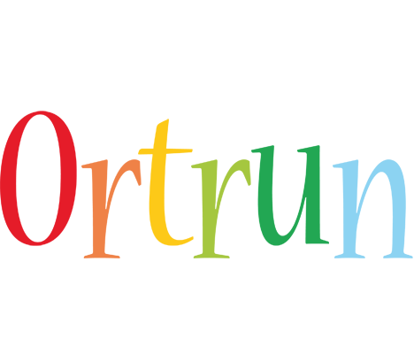 Ortrun birthday logo