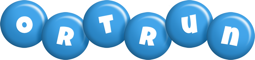 Ortrun candy-blue logo