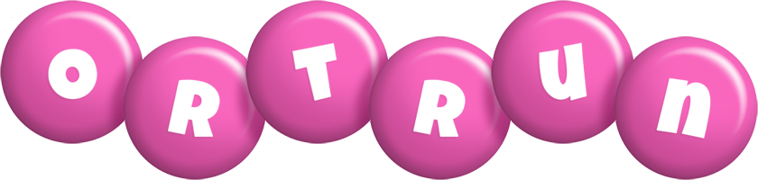 Ortrun candy-pink logo