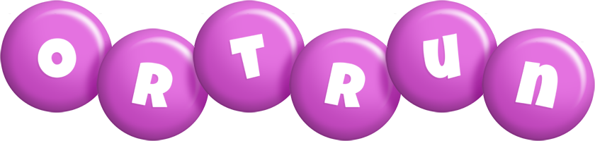 Ortrun candy-purple logo