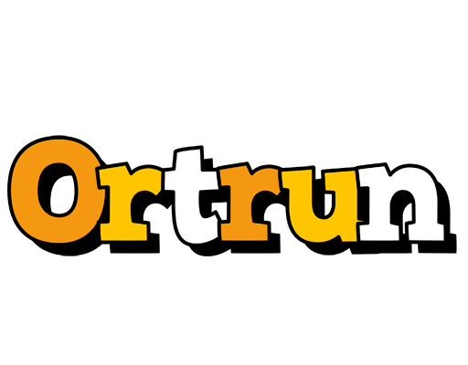 Ortrun cartoon logo