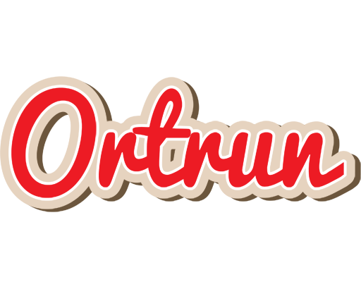 Ortrun chocolate logo
