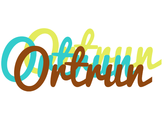 Ortrun cupcake logo