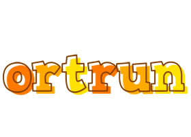 Ortrun desert logo