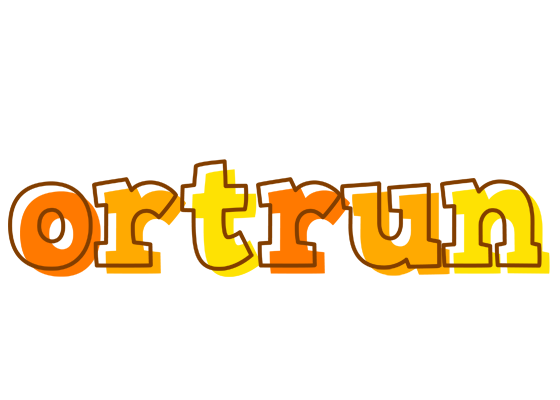 Ortrun desert logo