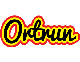 Ortrun flaming logo