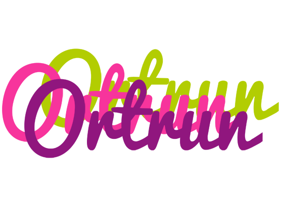 Ortrun flowers logo