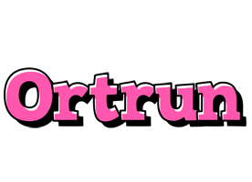 Ortrun girlish logo