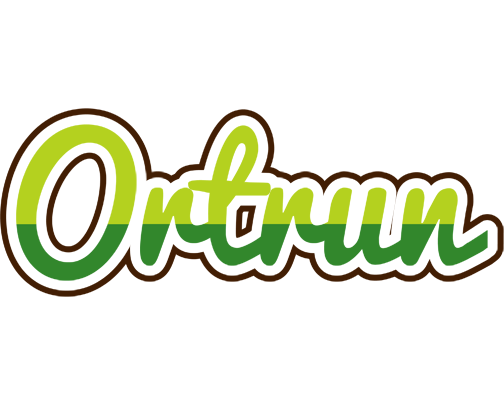 Ortrun golfing logo