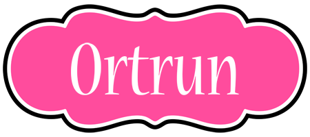 Ortrun invitation logo