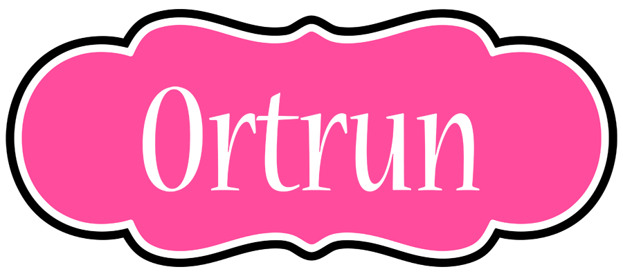 Ortrun invitation logo