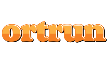 Ortrun orange logo