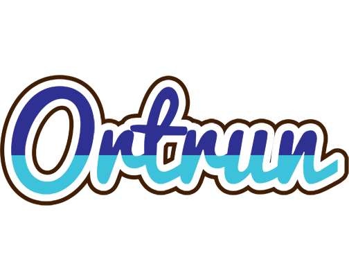 Ortrun raining logo