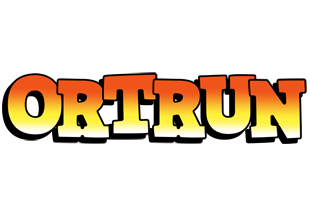 Ortrun sunset logo