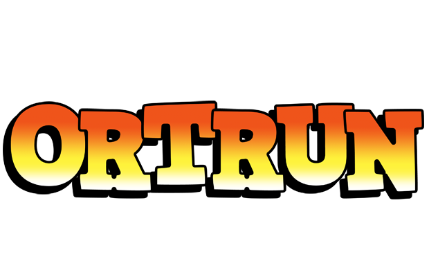 Ortrun sunset logo
