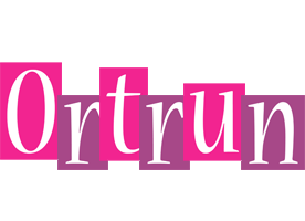 Ortrun whine logo