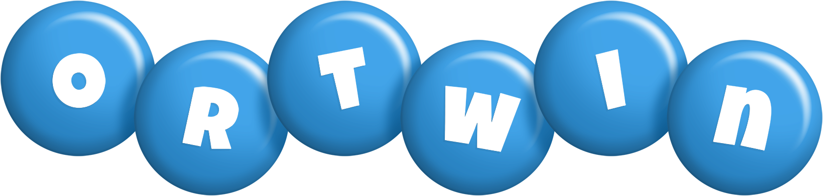 Ortwin candy-blue logo