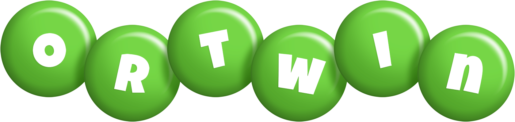 Ortwin candy-green logo